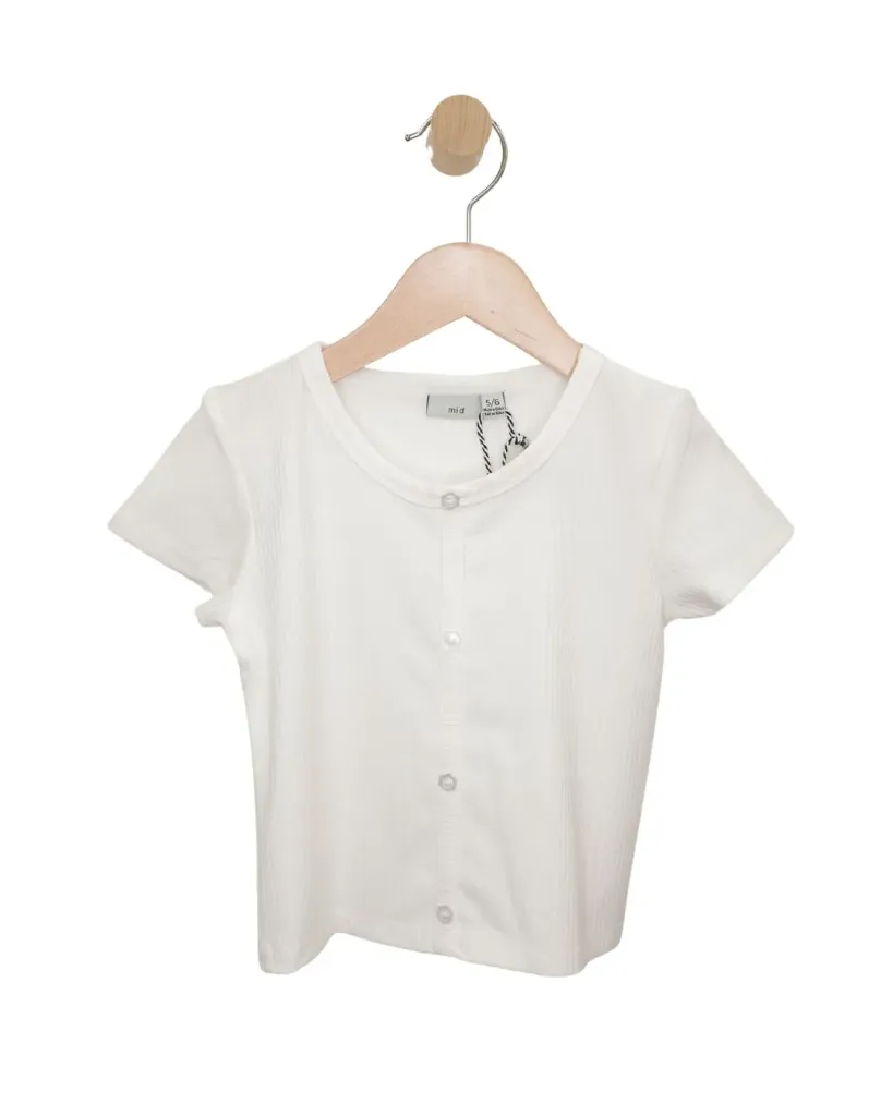 MID Top Cardigan 2220 - White