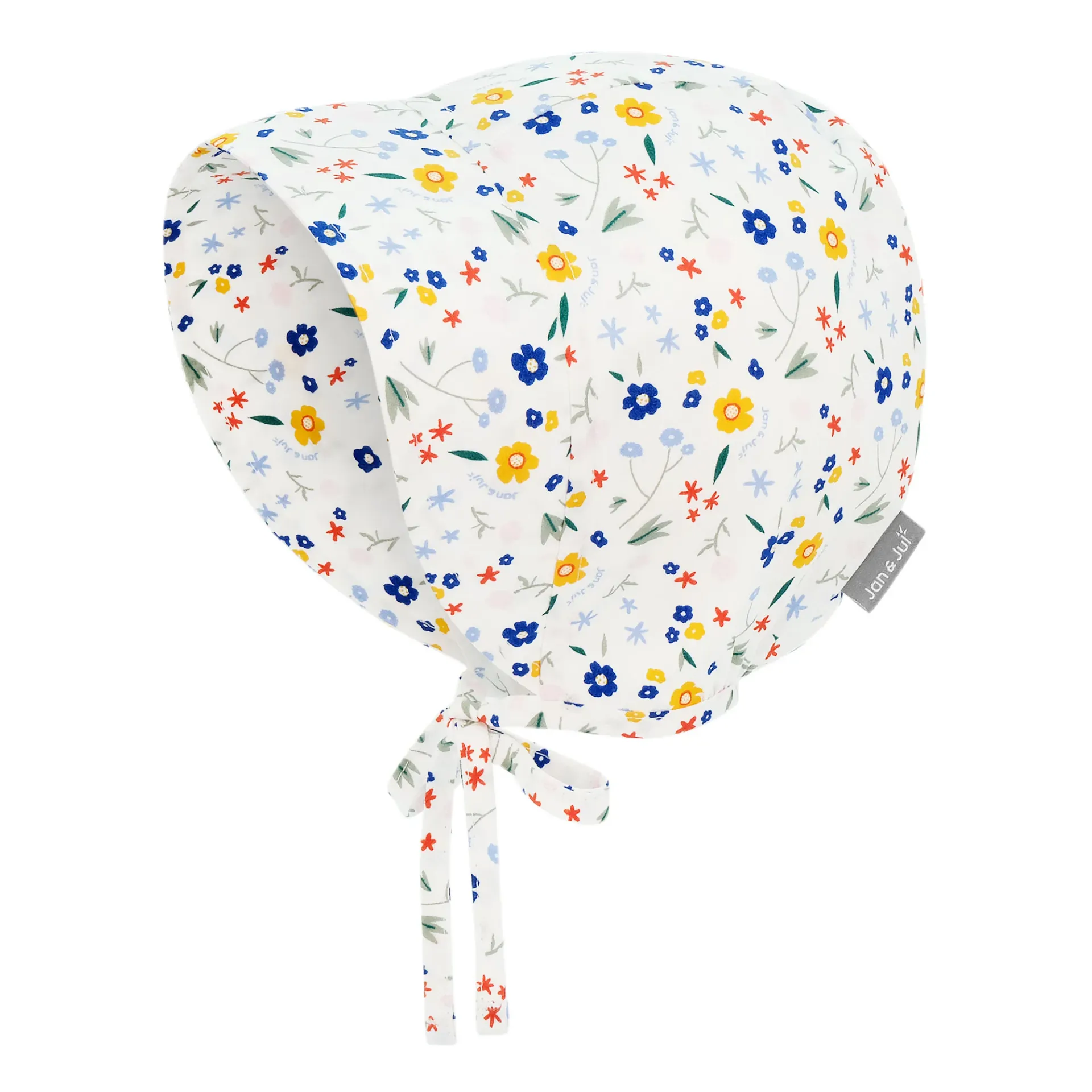 Jan & Jul Cotton Baby Bonnets - Meadow Flowers (M 6-24m)