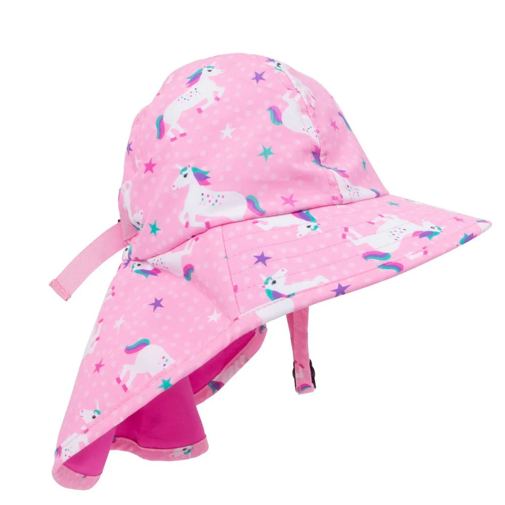 Zoocchini Cape Sun Hat - Unicorn (2-4Y)