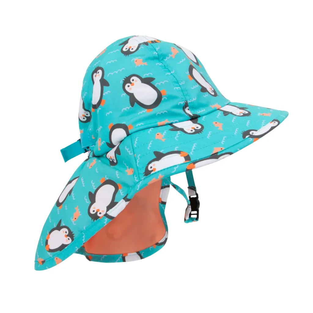 Zoocchini Cape Sun Hat - Penguin (2-4Y)