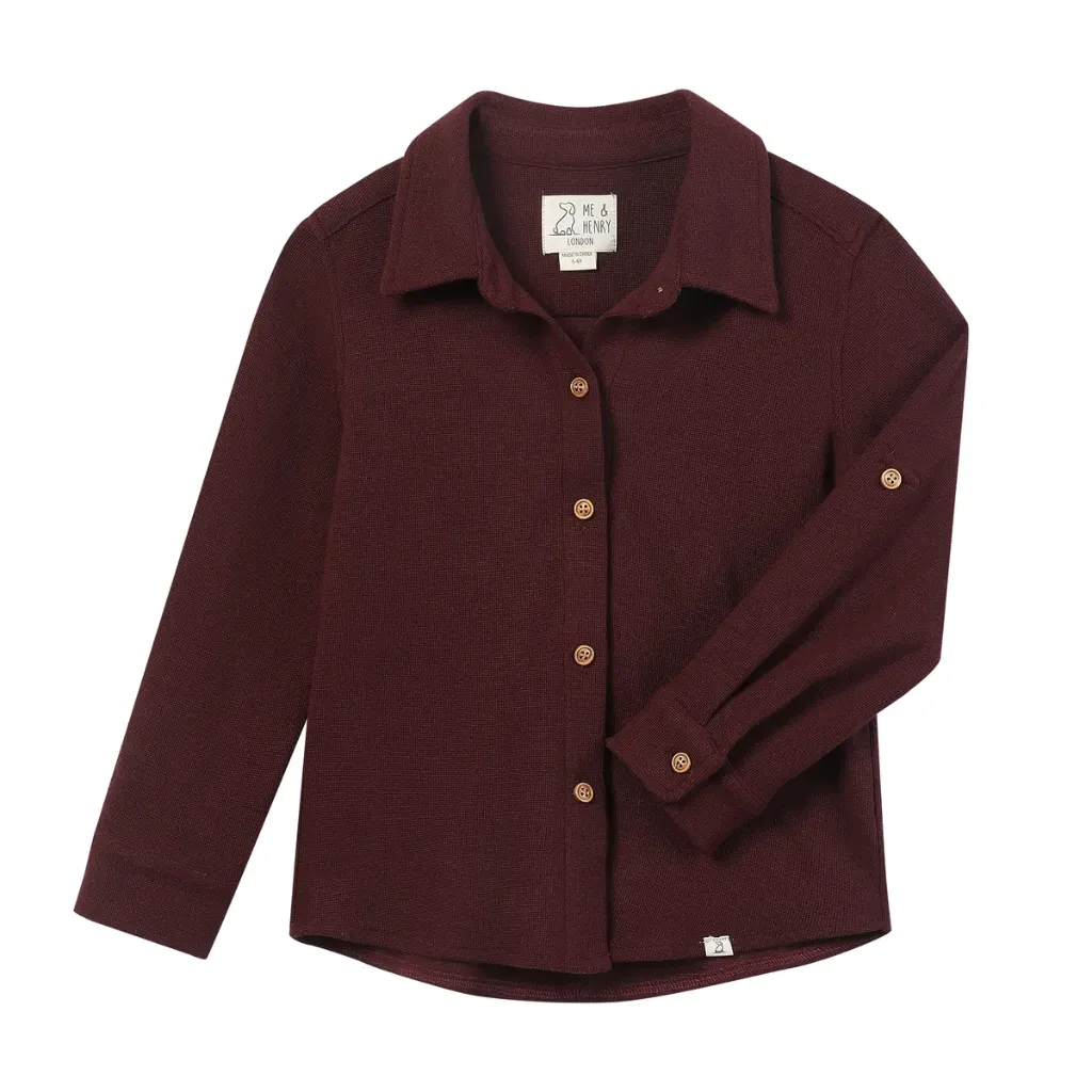 Me & Henry Shirt - Burgundy