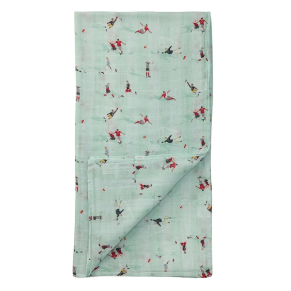 Loulou Lollipop Muslin Swaddle - The Beautiful Game