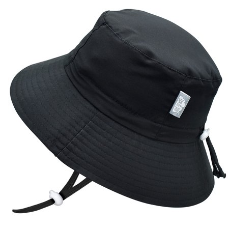 Jan & Jul Cotton Bucket Hat - Black (S 0-6M)