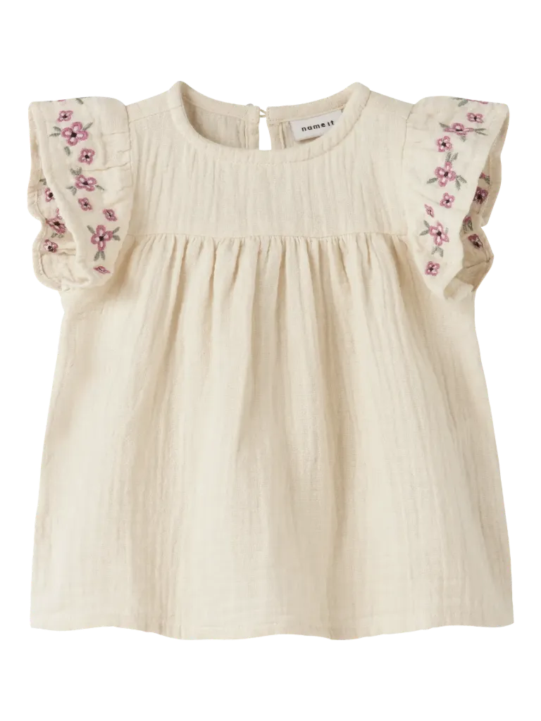 Name It Muslin Tunic - Almond Milk (PM)
