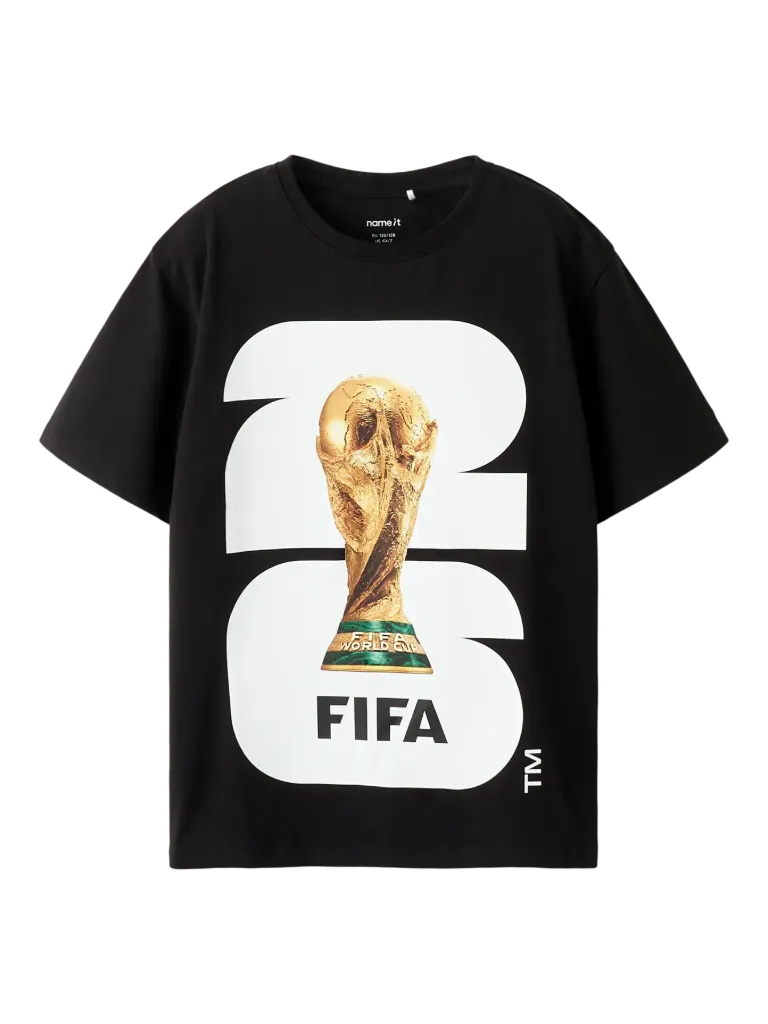 Name It Kids FIFA T-Shirt - Black (6Y)