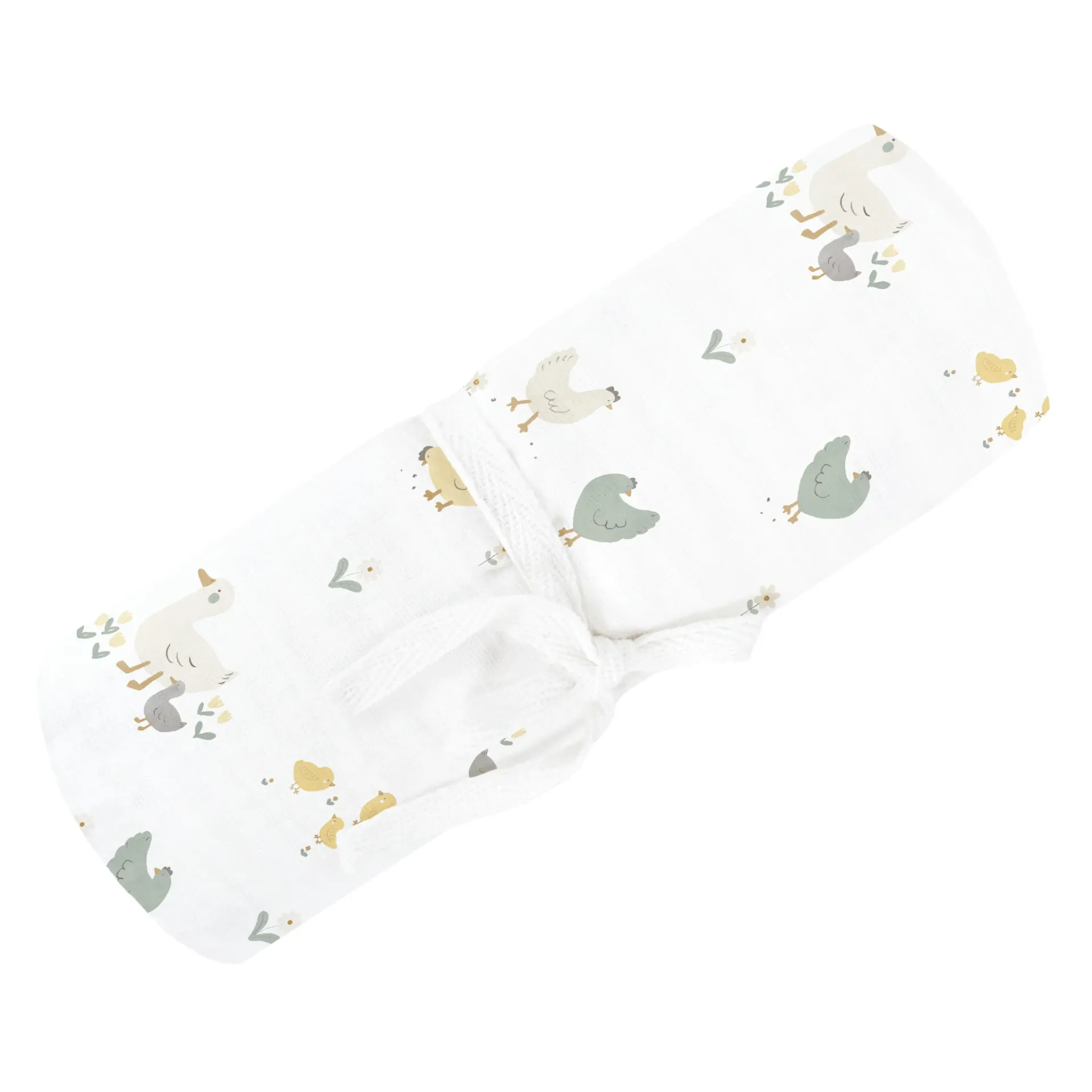Perlimpinpin Cotton Muslin Swaddle - Hens