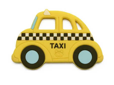 Loulou Lollipop Teether Single - Yellow Taxi