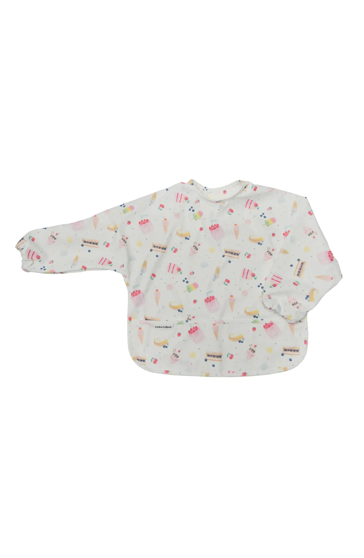 Loulou Lollipop Long Sleeve Bib - Sweet Treats