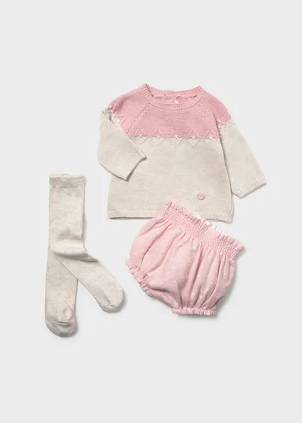 Mayoral FW 3 Pcs Short Set 2264 - H.BabyRose (0-1M)