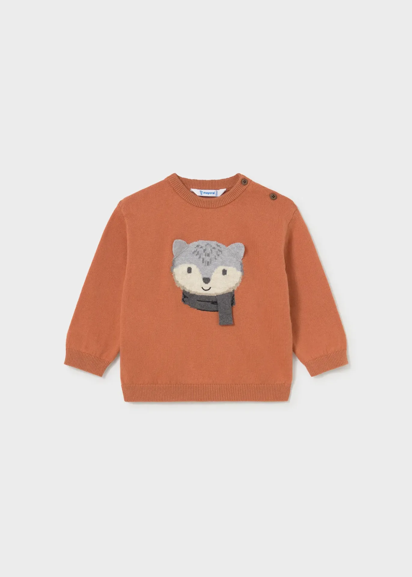 Mayoral FW Sweater Jumper 2372 - Brick Red (6M)