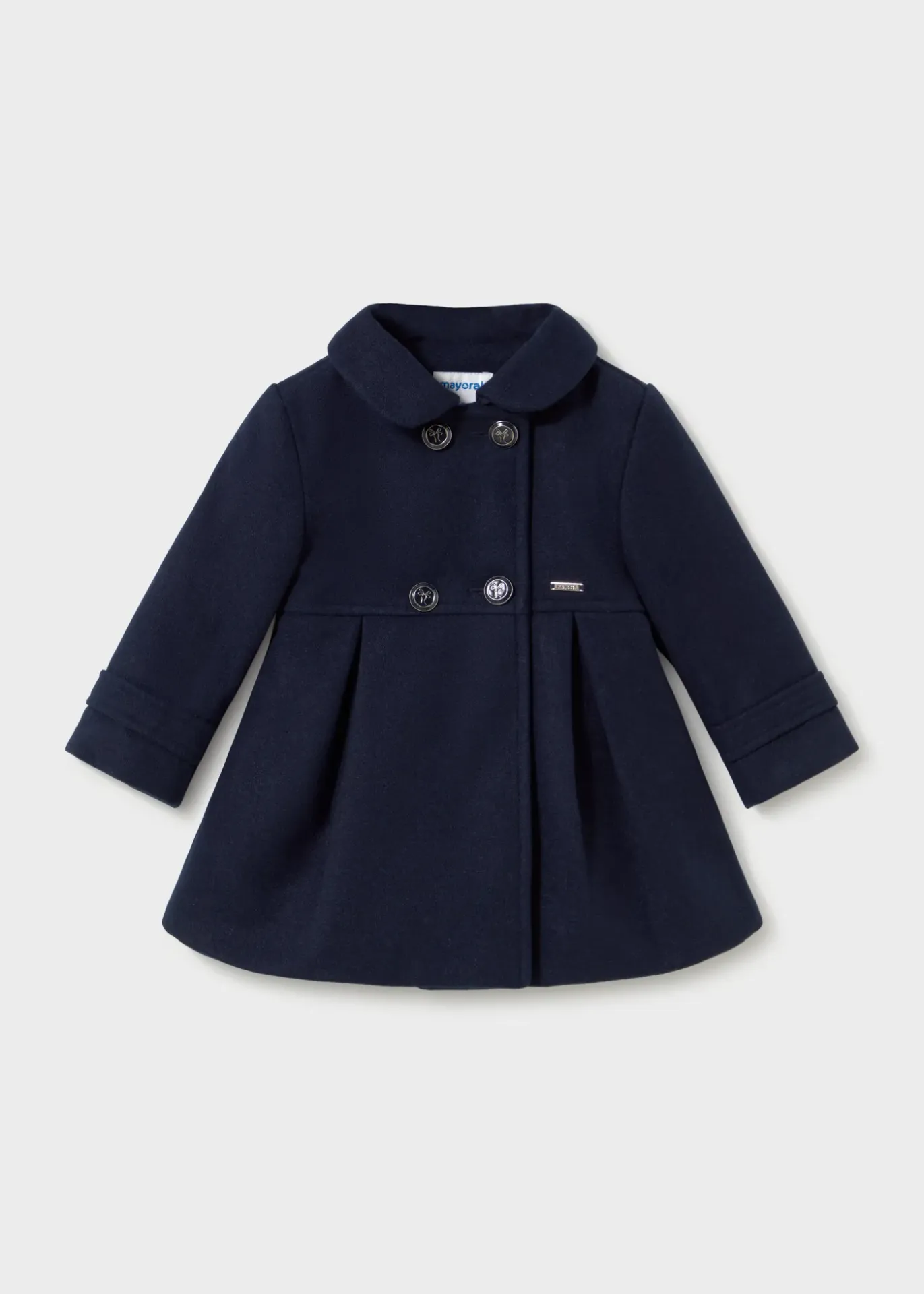 Mayoral FW Woolen Coat 2415 - Navy (12M)