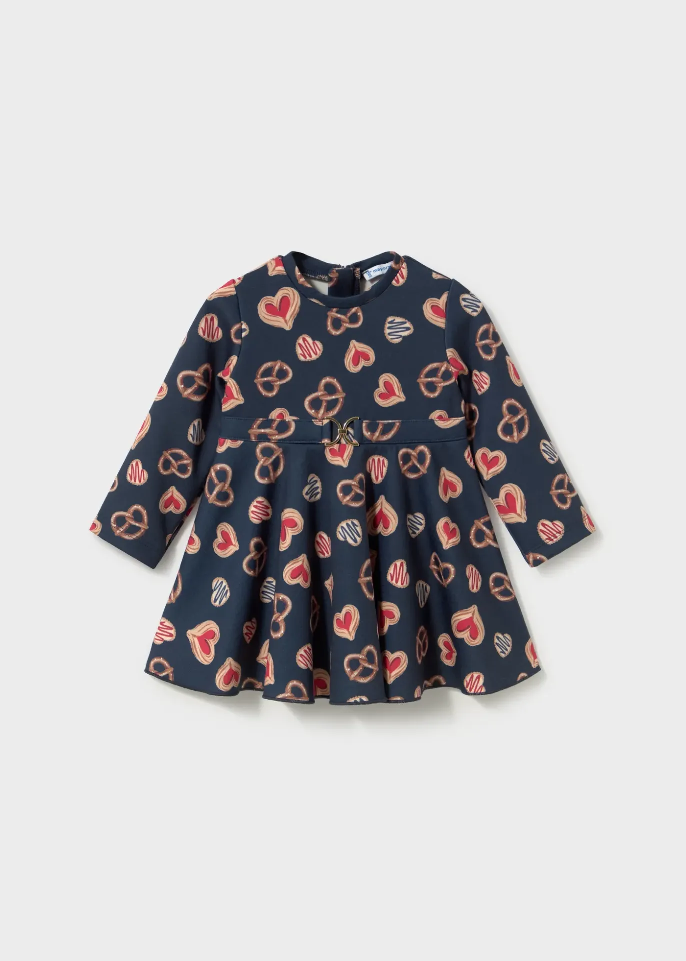 Mayoral FW Neoprene Dress 2947 - Navy (6M)