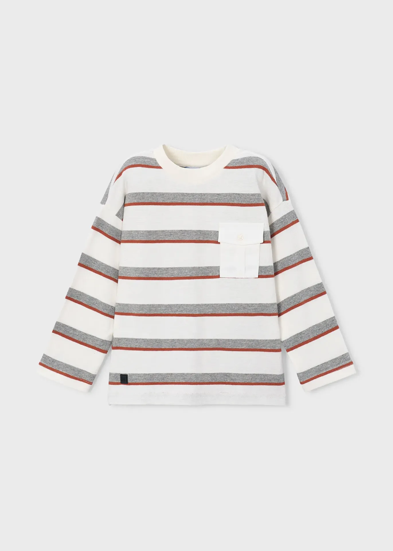 Mayoral FW Stripes T-Shirt 4008 - Cream