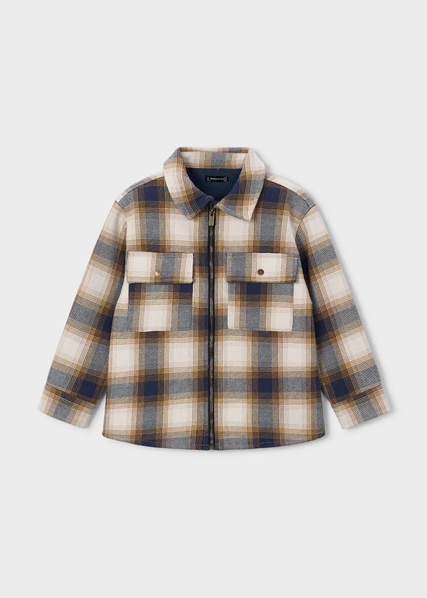 Mayoral FW Check Jacket 4466 - Ink
