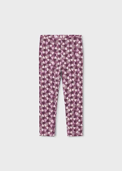 Mayoral FW Knit Printed Leggings 4701 - Violet