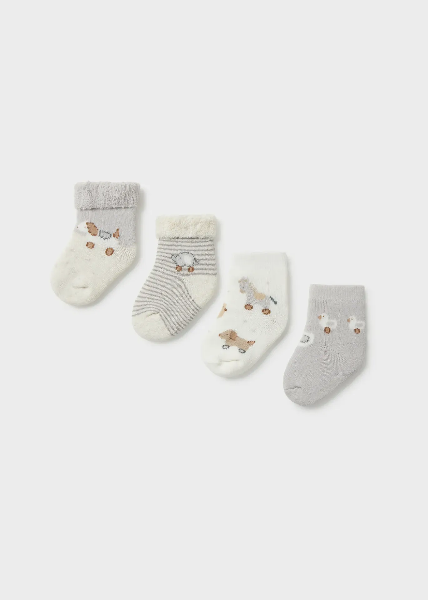 Mayoral FW Socks 4pc Set 9107 - Fog (0M)