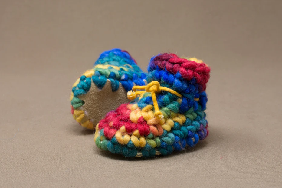 Padraig Cottage Slippers - Rainbow (NB)