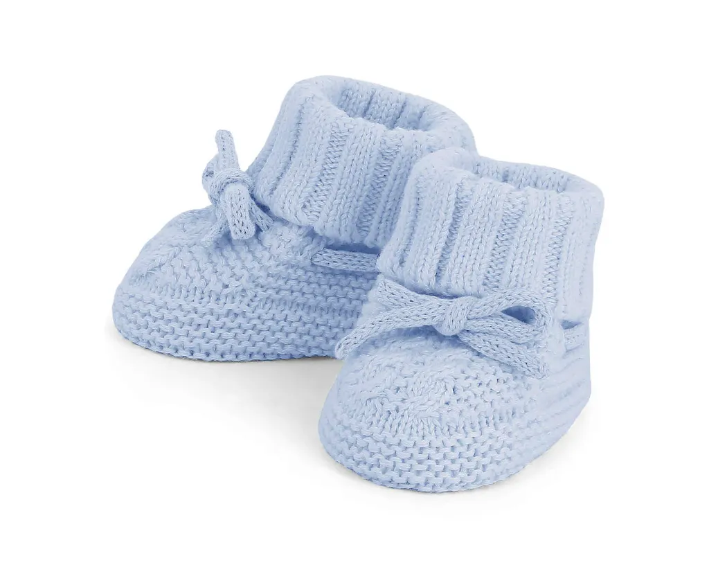 Mayoral FW Knit Booties 9167 - Sky