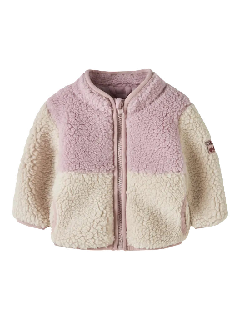 Name It Fleece Jacket - Violet Ice (NB)