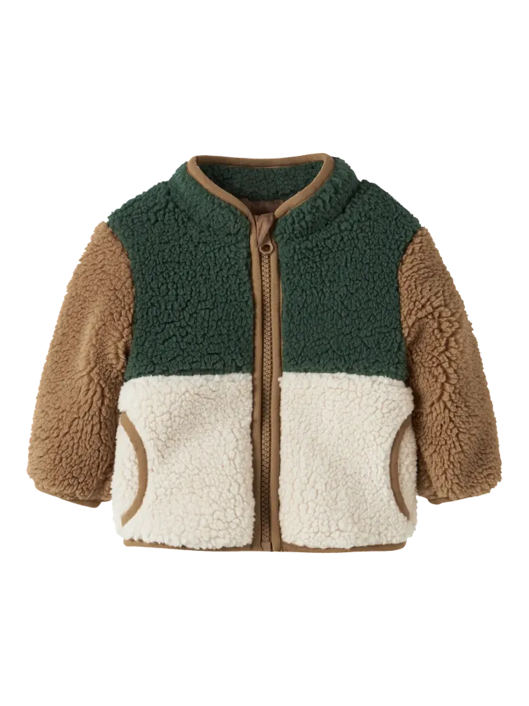 Name It Fleece Jacket - Jungle Green (NB)