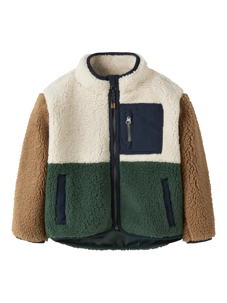 Name It Sherpa Jacket - Jungle Green (18M)