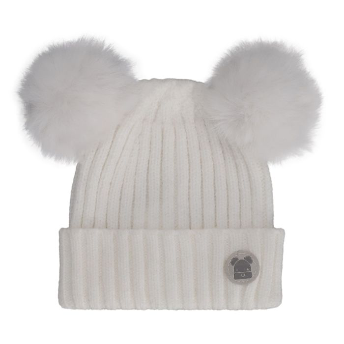 Calikids Knit Baby Hat W2209 - Cream NB