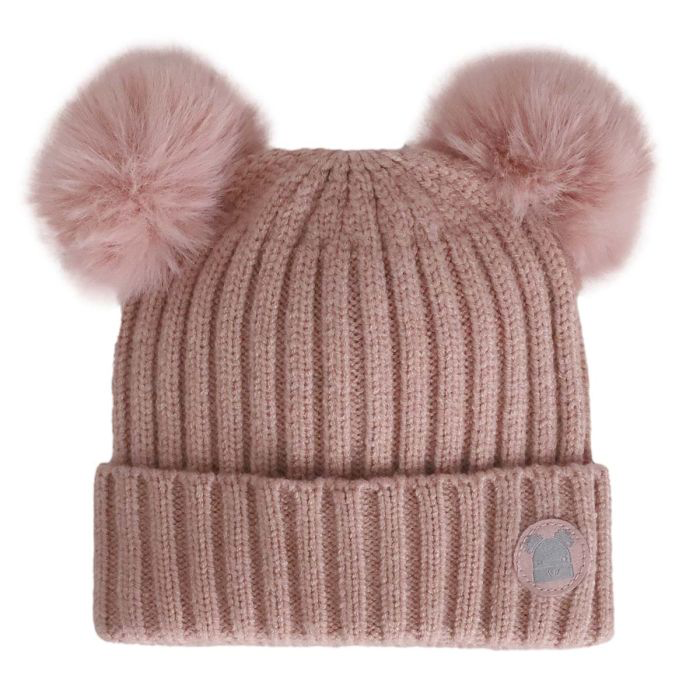 Calikids Knit Baby Hat W2209 - Light Orchid NB