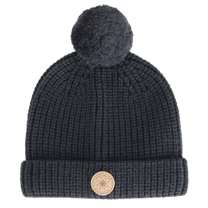Calikids Knit Baby Hat W2519 - Black Ink NB
