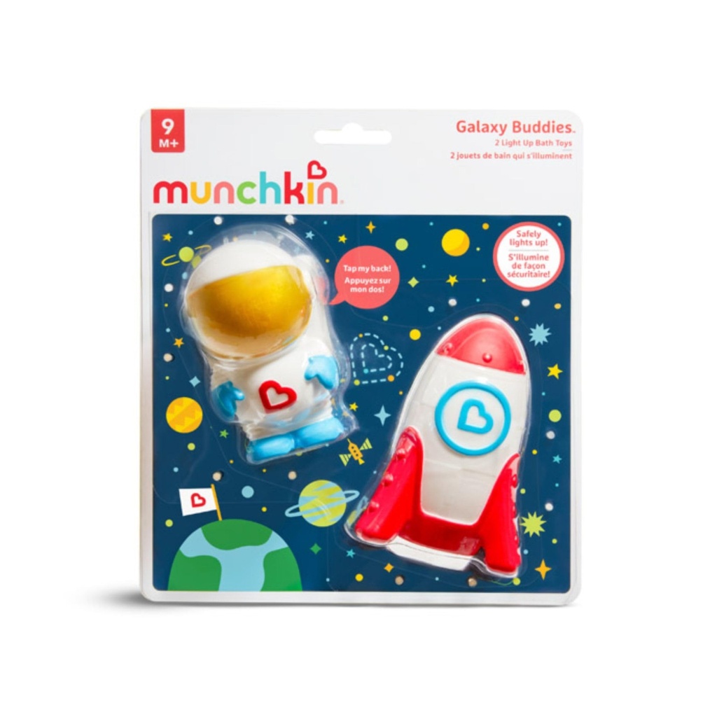 Munchkin Galaxy Buddies™ Light up Bath Toy - 2pk