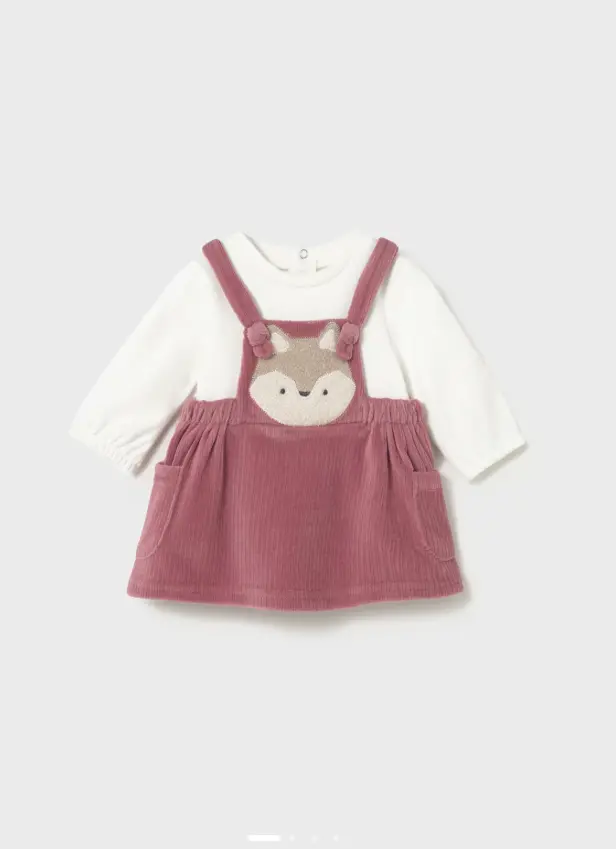 Mayoral  Dungaree Skirt 2802 - Blush